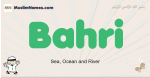 Bahri muslim boys name and meaning, islamic boys name Bahri
