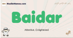 Baidar muslim boys name and meaning, islamic boys name Baidar