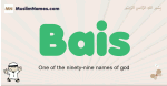 Bais muslim boys name and meaning, islamic boys name Bais