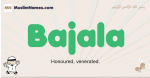 Bajala muslim boys name and meaning, islamic boys name Bajala