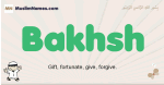 Bakhsh muslim boys name and meaning, islamic boys name Bakhsh