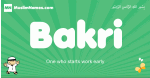 Bakri arabic boys name and meaning, quranic boys name Bakri