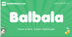 Balbala arabic girl name and meaning, quranic girls name Balbala