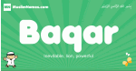 Baqar arabic boys name and meaning, quranic boys name Baqar
