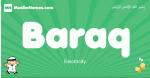 Baraq arabic boys name and meaning, quranic boys name Baraq