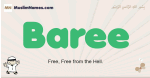 Baree muslim boys name and meaning, islamic boys name Baree