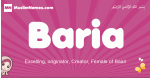 Baria arabic girls name and meaning, muslim girl name Baria