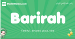Barirah arabic girl name and meaning, quranic girls name Barirah