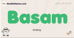 Basam muslim boys name and meaning, islamic boys name Basam