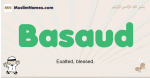 Basaud muslim boys name and meaning, islamic boys name Basaud
