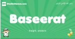 Baseerat arabic boys name and meaning, quranic boys name Baseerat