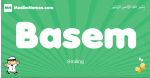 Basem arabic boys name and meaning, quranic boys name Basem