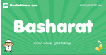 Basharat arabic boys name and meaning, quranic boys name Basharat
