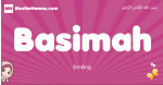 Basimah arabic girls name and meaning, muslim girl name Basimah