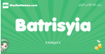 Batrisyia arabic girl name and meaning, quranic girls name Batrisyia