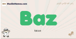 Baz muslim boys name and meaning, islamic boys name Baz