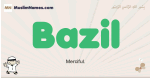 Bazil muslim boys name and meaning, islamic boys name Bazil