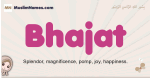 Bhajat muslim girls name and meaning, islamic girls name Bhajat