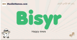 Bisyr muslim boys name and meaning, islamic boys name Bisyr