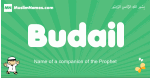 Budail arabic boys name and meaning, quranic boys name Budail