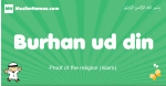 Burhan-ud-din arabic boys name and meaning, quranic boys name Burhan-ud-din