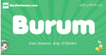 Burum arabic girl name and meaning, quranic girls name Burum