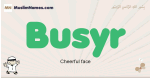 Busyr muslim boys name and meaning, islamic boys name Busyr