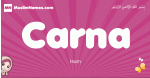 Carna arabic girls name and meaning, muslim girl name Carna