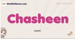 Chasheen muslim girls name and meaning, islamic girls name Chasheen