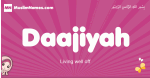 Daajiyah arabic girls name and meaning, muslim girl name Daajiyah