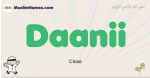 Daanii muslim boys name and meaning, islamic boys name Daanii