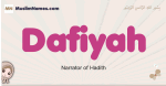 Dafiyah muslim girls name and meaning, islamic girls name Dafiyah