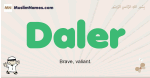 Daler muslim boys name and meaning, islamic boys name Daler