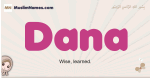 Dana muslim girls name and meaning, islamic girls name Dana