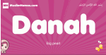 Danah arabic girls name and meaning, muslim girl name Danah