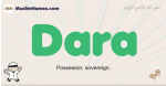 Dara muslim boys name and meaning, islamic boys name Dara