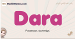 Dara muslim girls name and meaning, islamic girls name Dara