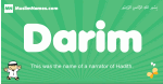 Darim arabic boys name and meaning, quranic boys name Darim