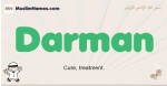 Darman muslim boys name and meaning, islamic boys name Darman