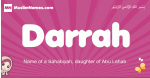 Darrah arabic girls name and meaning, muslim girl name Darrah