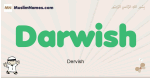 Darwish muslim boys name and meaning, islamic boys name Darwish
