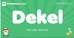 Dekel arabic boys name and meaning, quranic boys name Dekel