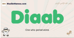 Diaab muslim boys name and meaning, islamic boys name Diaab