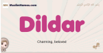 Dildar muslim girls name and meaning, islamic girls name Dildar