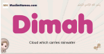 Dimah muslim girls name and meaning, islamic girls name Dimah