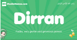 Dirran arabic girl name and meaning, quranic girls name Dirran