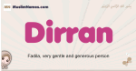 Dirran muslim girls name and meaning, islamic girls name Dirran