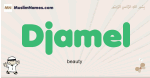 Djamel muslim boys name and meaning, islamic boys name Djamel