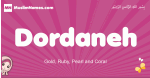 Dordaneh arabic girls name and meaning, muslim girl name Dordaneh