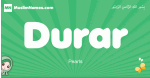 Durar arabic girl name and meaning, quranic girls name Durar